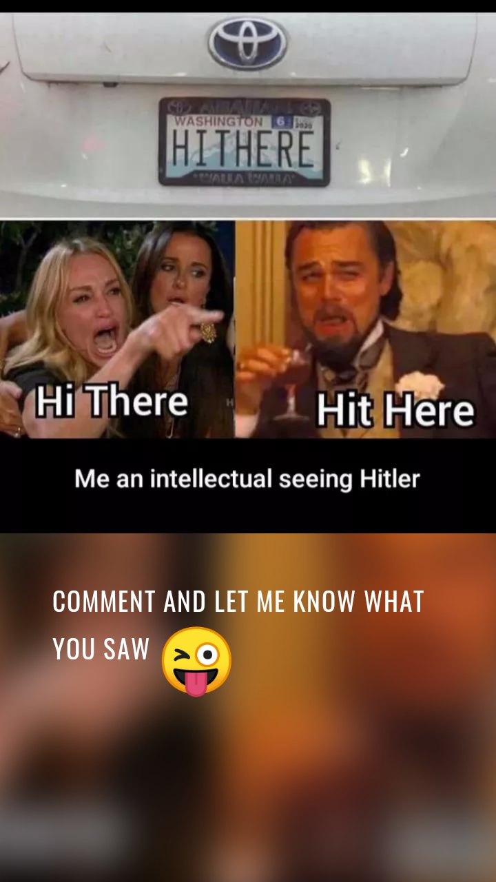 Comment and let me know what you saw 😜